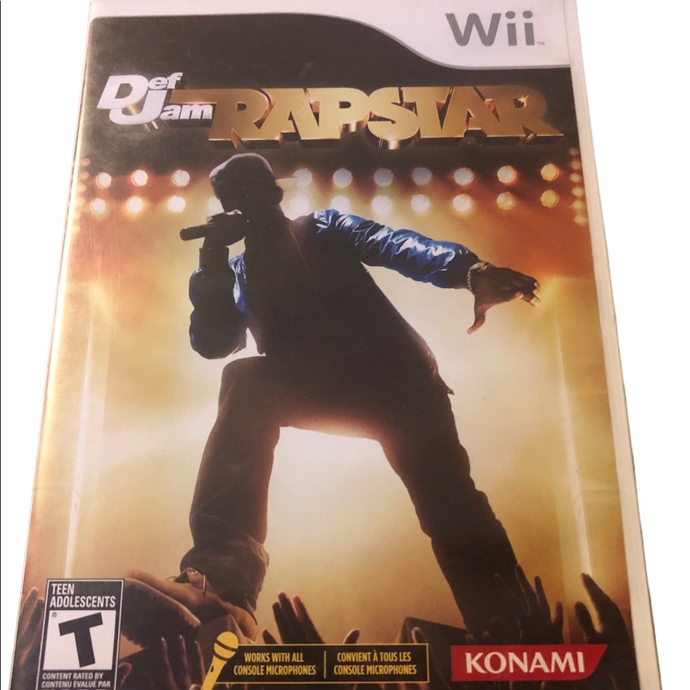 Wii Def Jam Rapstar 2010 2Pac, Drake, Snoop, Beastie Boys, Not BIG